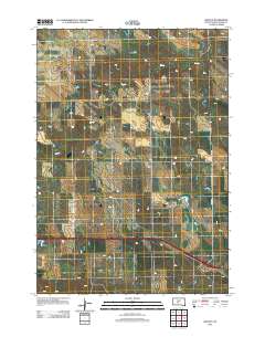 Okaton 2012 topographic map thumbnail