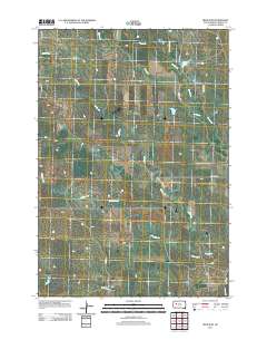 Reed Dam 2012 topographic map thumbnail