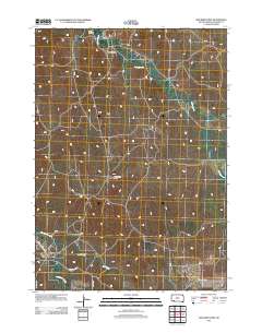 Wounded Knee 2012 topographic map thumbnail