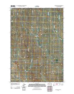 Vig Buttes 2012 topographic map thumbnail