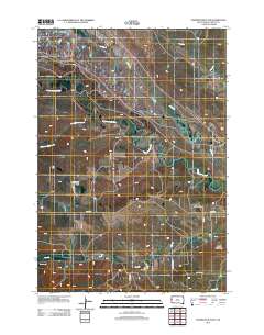 Sourdough Flats 2012 topographic map thumbnail