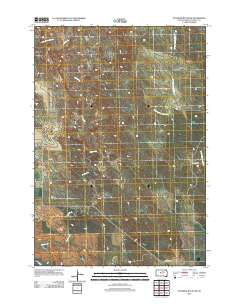 Standing Butte SW 2012 topographic map thumbnail