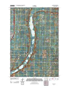 Victor 2012 topographic map thumbnail