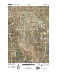 Schoepp Flat 2012 topographic map thumbnail
