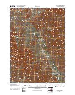 Sharps Corner 2012 topographic map thumbnail