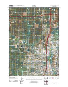 Sioux Falls West 2012 topographic map thumbnail