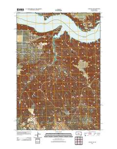 Sansarc NE 2012 topographic map thumbnail