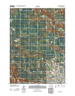 Yankton 2012 topographic map thumbnail