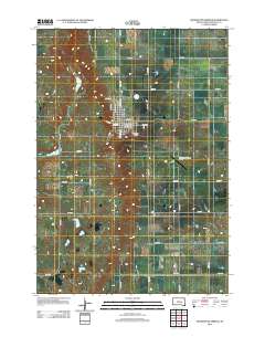 Wessington Springs 2012 topographic map thumbnail