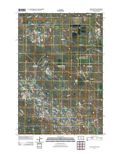 Dogie Butte 2012 topographic map thumbnail