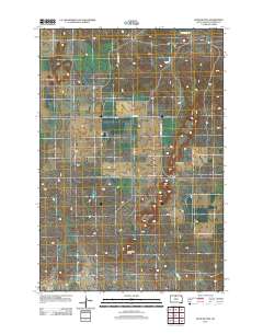 Kline Buttes 2012 topographic map thumbnail