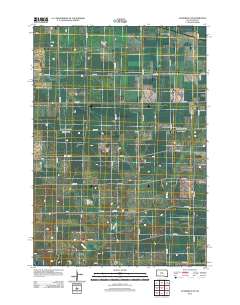 Flandreau NE 2012 topographic map thumbnail