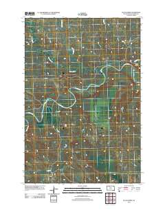 Black Horse 2012 topographic map thumbnail