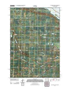 Big Stone Lake SE 2012 topographic map thumbnail