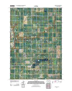 Huron NE 2012 topographic map thumbnail