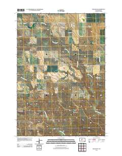 Midland NE 2012 topographic map thumbnail