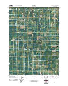 Parkston SE 2012 topographic map thumbnail