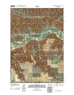 Rattlesnake Lake SW 2012 topographic map thumbnail