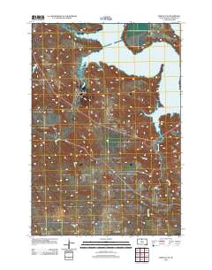 Wakpala SE 2012 topographic map thumbnail