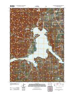 Angostura Reservoir 2012 topographic map thumbnail