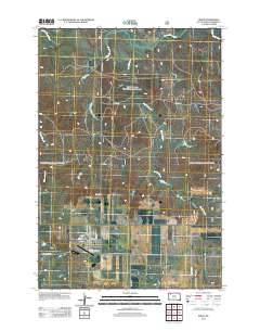 Bison 2012 topographic map thumbnail