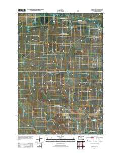 Bison NW 2012 topographic map thumbnail