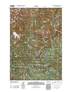 Deadwood South 2012 topographic map thumbnail