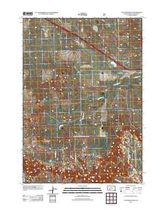 Cottonwood SW 2012 topographic map thumbnail