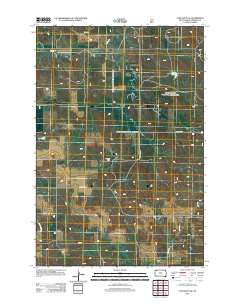 Cow Butte SE 2012 topographic map thumbnail
