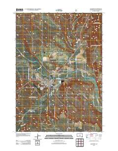 Edgemont 2012 topographic map thumbnail