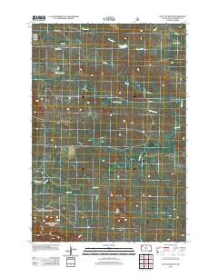 Flat Top Butte 2012 topographic map thumbnail