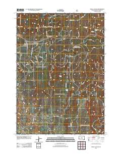 Jewel Cave NW 2012 topographic map thumbnail