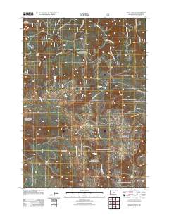 Jewel Cave SE 2012 topographic map thumbnail