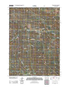 Heinne Creek 2012 topographic map thumbnail