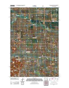 Eagles Nest Butte 2012 topographic map thumbnail
