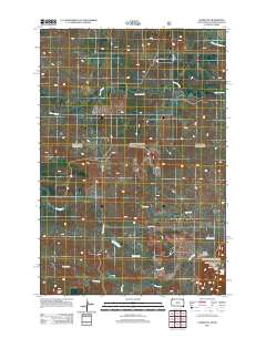Ladner NE 2012 topographic map thumbnail