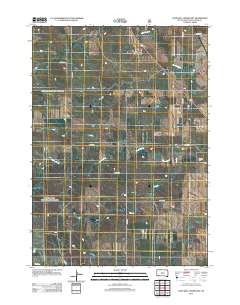 Lone Well Creek East 2012 topographic map thumbnail