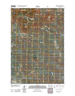 Moreau Peak 2012 topographic map thumbnail