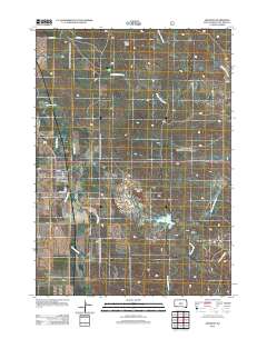 Oelrichs 2012 topographic map thumbnail