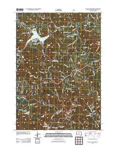 Mount Rushmore 2012 topographic map thumbnail