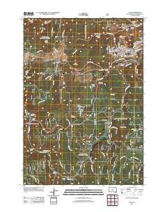 Lead 2012 topographic map thumbnail