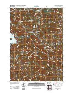Pactola Dam 2012 topographic map thumbnail