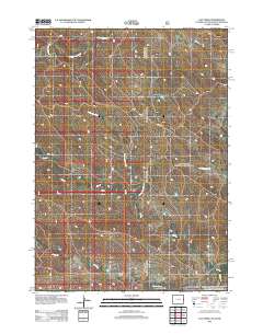Oat Creek 2012 topographic map thumbnail