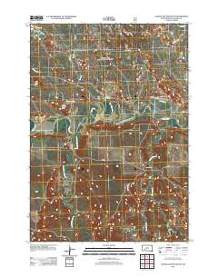 School Section Butte 2012 topographic map thumbnail