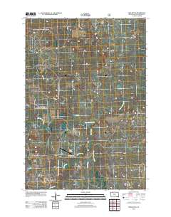 Twin Butte 2012 topographic map thumbnail