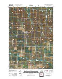 Square Top Butte 2012 topographic map preview