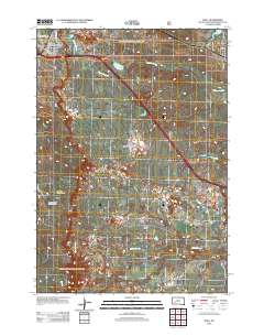 Wall 2012 topographic map thumbnail