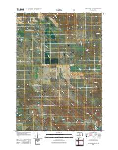 Fort George Butte 2012 topographic map thumbnail