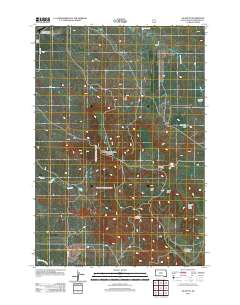 J K Butte 2012 topographic map thumbnail