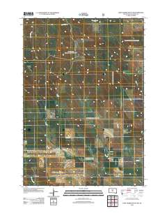 Fort George Butte SW 2012 topographic map thumbnail
